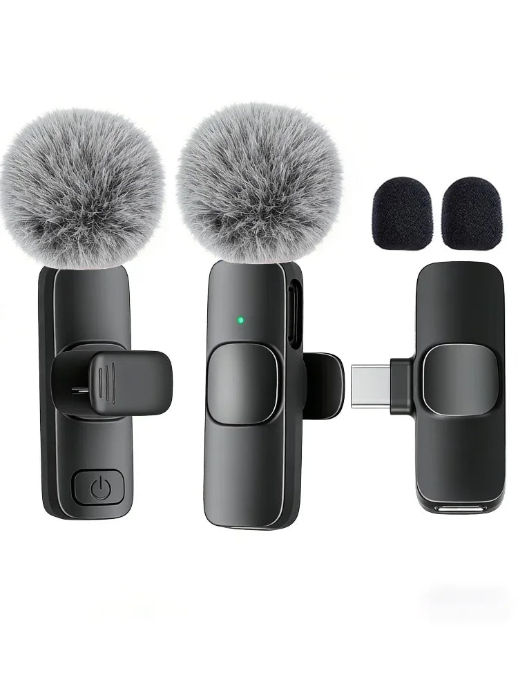 Wireless Lavalier Microphone for USB-C Phones & Devices