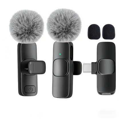 Wireless Lavalier Microphone for USB-C Phones & Devices